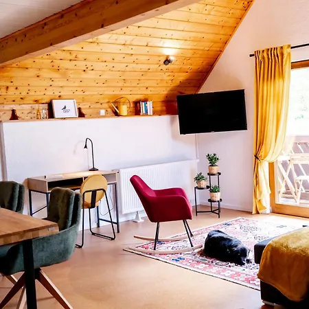 Birds-nest Balkon Waldblick Kamin Holiday home Darstein