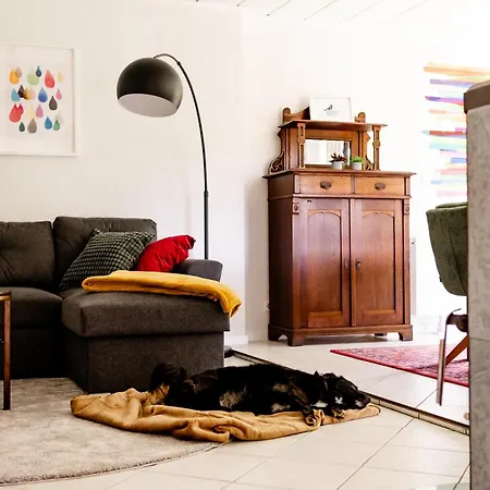 Birds-nest Balkon Waldblick Kamin Darstein