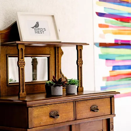 Semesterbostad Birds-nest Balkon Waldblick Kamin *