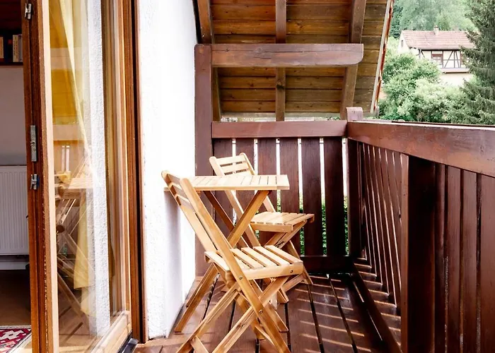 Birds-nest Balkon Waldblick Kamin Dom wakacyjny