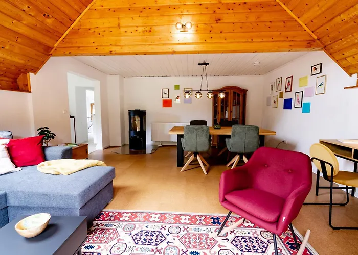 Dom wakacyjny Birds-nest Balkon Waldblick Kamin