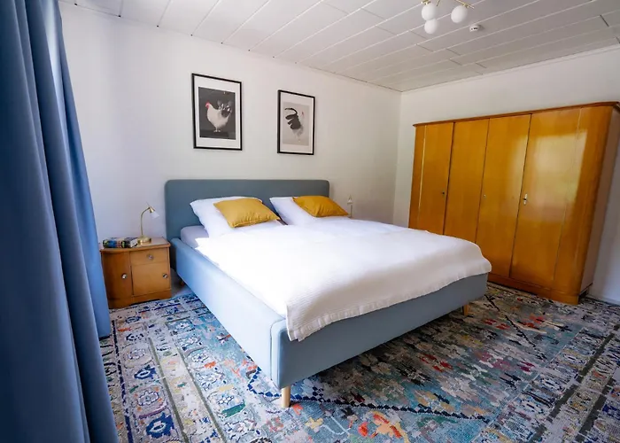 Birds-nest Balkon Waldblick Kamin Dom wakacyjny Darstein