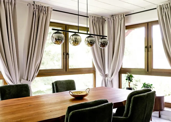 Birds-nest Balkon Waldblick Kamin Dom wakacyjny