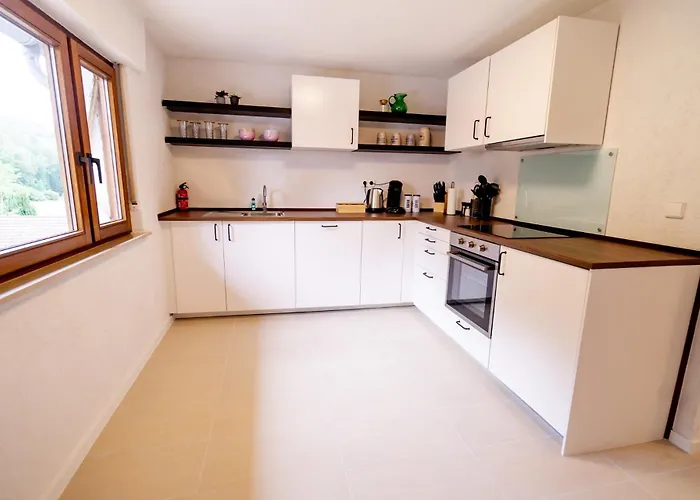 Birds-nest Balkon Waldblick Kamin