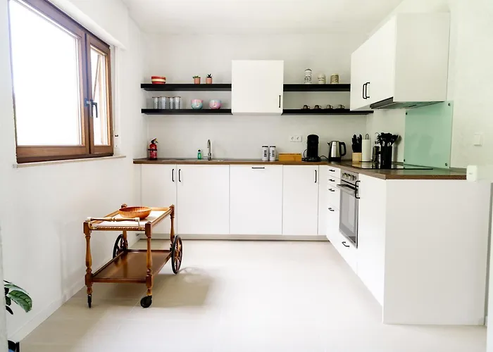 Birds-nest Balkon Waldblick Kamin Dom wakacyjny Darstein